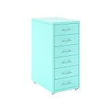 YXEDPBF White Steel 41 * 28 * 69Cm Lateral File Cabinet with Lock Office Storage Drawers for Filing,Green