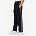 Kids Girls Wide Leg Sweatpants Fashion Side Striped Y2k Preppy Sweat Pant High Waisted Drawstring School Joggers Pant Pantalones para Niñas