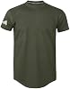 Camisa de dobladillo redondeado de polialgodón para hombre adidas Combat Sports 4