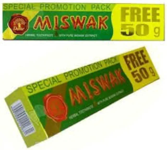 Dabur Miswak Natural Toothpaste with Siwak - MAXI Format 120g + 50g