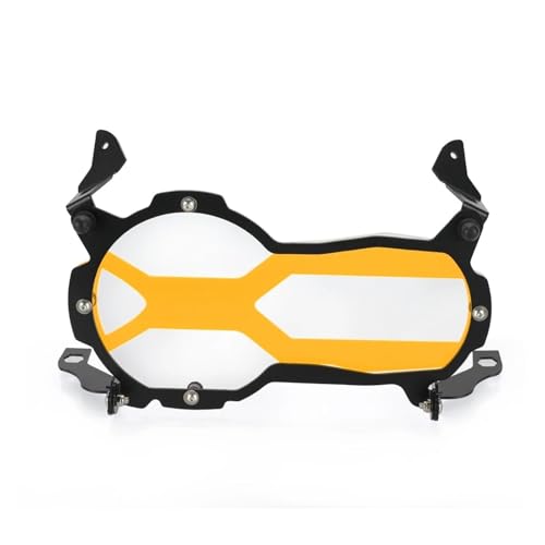 Cache phare BMW R1200GS évitez les fissures de l'optique avec la grille jaune