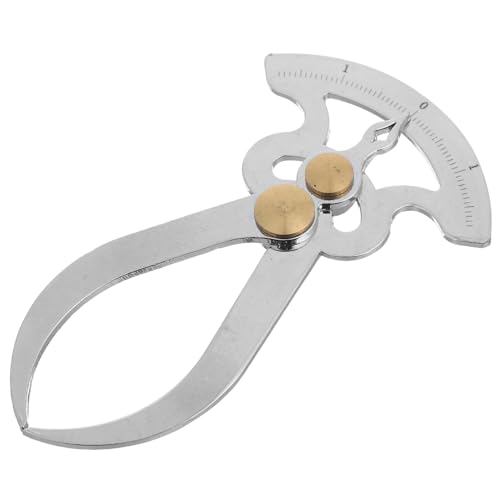 Calibrador medidor de espesores de precisión de acero inoxidable para medición precisa de diámetros exteriores, espesores y espesores de pared, diseño fácil de usar para trabajos en madera y metal miniatura 1