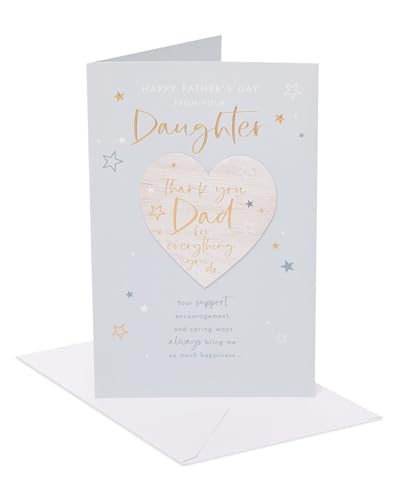 UK Greetings | Fathers Day Card from Your Daughter | Thank You Design