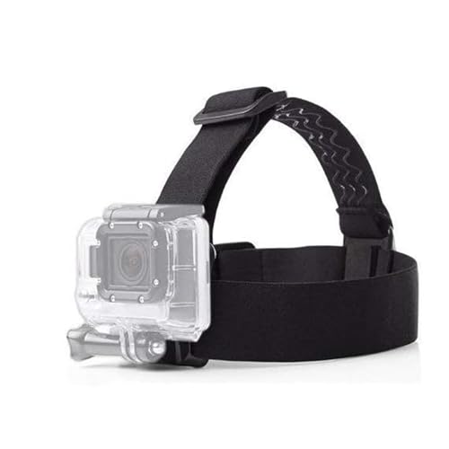 Image of Action Camera Head Strap Mount for Insta 360 X5 X4 X3 X2 X ACE Pro ONE RS R GO 2 3, Hat Headband Belt for GoPro Hero 13 12 11 10, Fusion Max, DJI Osmo Action, AKASO,Apexcam, Surfola