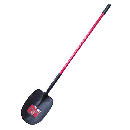 Bully Tools 92715 Bunk/Coal Shovel with Long Fiberglass Handle