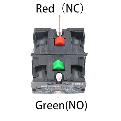 Bloques de contacto XB2 para solucionar fallos en interruptor de botón NC ZB2-BE102C de 10A 3