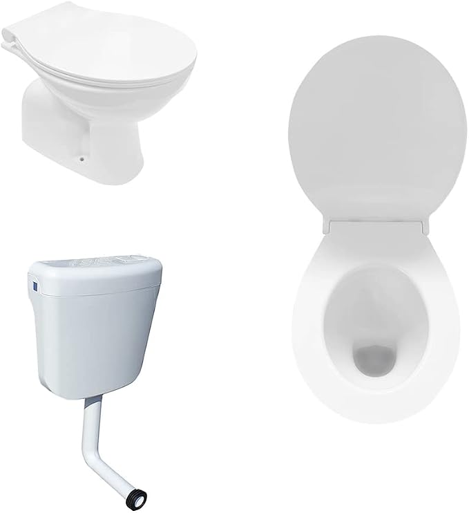 Stand Wc Mit Spülkasten Komplettset Abgang Senkrecht
