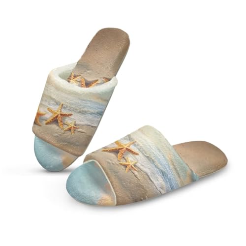 Wanyint Slippers for Women Fall Fluffy Slippers Comfortable Open Toe House Shoes Lightweight Warm Indoor Bedroom Home Slides