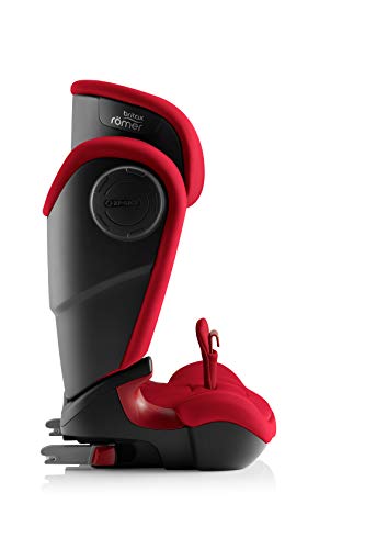BRITAX RÖMER Silla Coche KIDFIX2 S con Protecciones Laterales Niño de 15 a 36 kg Grupo 2/3 de 3,5 a 12 Años, Fire Red