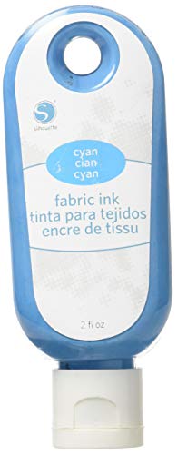 Silhouette of America Fabric Ink, 2 oz, Cyan
