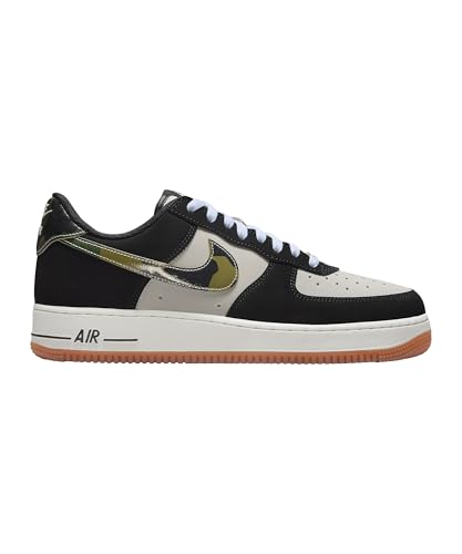 Nike Air Force 1 Low Retro Men's Shoes (White/Gum Medium Brown/Summit White/Black) Size 9.5