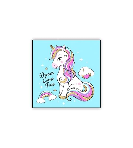 Image of Gift Me Bazar Cute Animal Wooden Fridge Magnet for Home, Kitchen and Office Decoration | Animal Lover Gift | Cartoon Theme Magnet for Kids (Cute Horse 1)