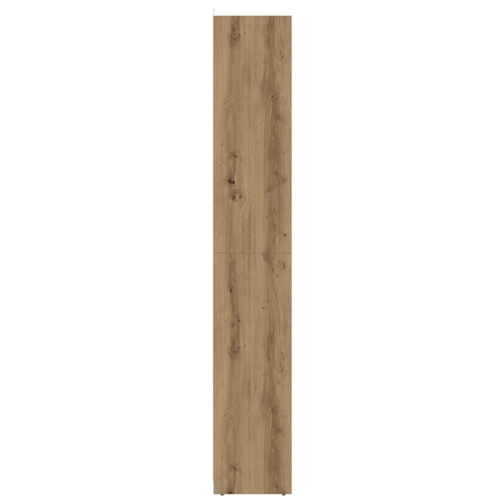 vidaXL Armario de baño Madera ingeniería Roble Artisan 30x30x183,5 cm, Mueble de baño, Armario de Aseo, Armario de almacenaje para baño