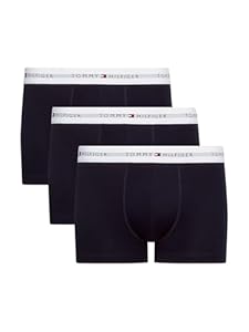 Tommy Hilfiger Boxers Caleçons Homme Lot de 3 Coton avec Stretch, Bleu (Desert Sky/Desert Sky/Desert Sky), XXL