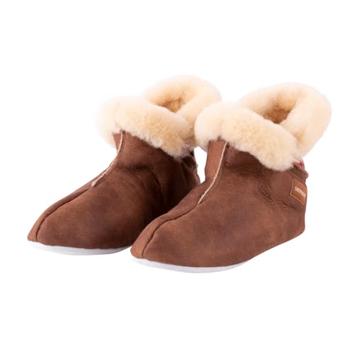 Shepherd Slipper Boot | Mariette, Antique/Cognac, 422