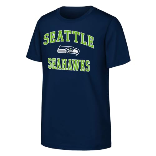 MLB Chicago White Sox Youth 4-7 City Wide Arch Logo Short Sleeve T-Shirt (US, Numeric, 5, 6, Regular, Seattle Seahawks - Navy)