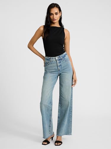 EXPRESS Women’s Body Contour Tank – Fitted Boatneck Cotton-Blend, Smoothing Stretch, Layering Essential2