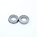 Flanged Bearings 10 PCS MF106ZZ Flange Deep Groove Ball Bearing ABEC-1 Chrome Steel Miniature Flanged Ball Bearings Size 6x10x3mm Industrial Products
