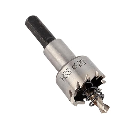 Set de brocas para metal 20mm con punta piloto miniatura 5
