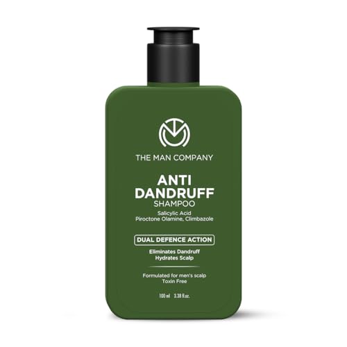 Image of The Man Company Anti-Dandruff Shampoo with Salicylic Acid for Man| Flake Control from First Wash | Targets Dandruff & Scalp Itch | Prevents Recurrence | Balances Oil Without Dryness | -100ml