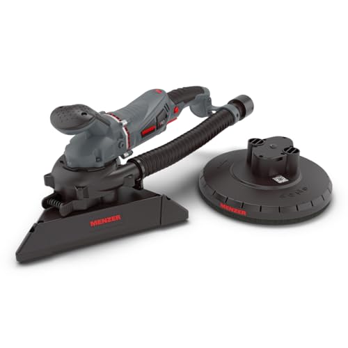 MENZER Ponceuse à Plâtre Compacte TSW 225 PRO avec Système de Tête Interchangeable & Kit d’Abrasifs