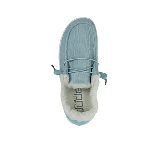 Image of HEYDUDE Women's Wendy Chambray | Women's Shoes | Women's Lace Up Loafers | Comfortable & Light-Weight
