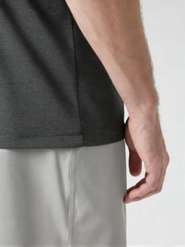 Image of Mens T-Shirts Crew Neck Shirts Athletic Fitted Plain Basic Tees Soft Cotton Blend Comfort T Shirts for Men