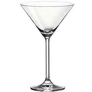 Leonardo Daily cocktailglazen, cocktailglas met steel, vaatwasmachinebestendige cocktailkelk, set van 6, 270 ml, 063320