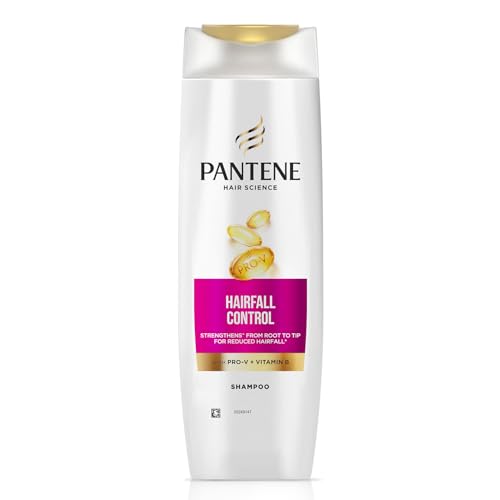 Image of Pantene Advanced Hairfall Solution, Hairfall Control Shampoo, Pack of 1, 340ML, Pink