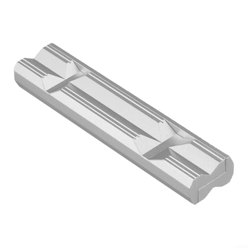 babominimer Juego de mordazas de tornillo de fresado CNC tipo V, mandíbulas suaves magnéticas de aleación de aluminio con 4 imanes para protección de sujeción de trabajo de banco de 4 a 8 pulgadas (6
