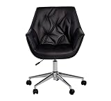Jahnke BOSS Worx - Sedia da ufficio in similpelle, cromato