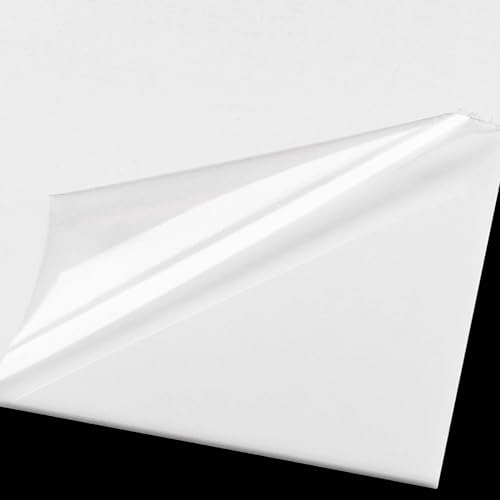 Image of SINJEUN 6 Pack 12 x 12 Inch White Acrylic Sheet, 1 /8 Inch Thick Acrylic Cast Plexiglass Board Plexiglass Panels for Craft, Signs, Painting, Photography Background, Display Stand