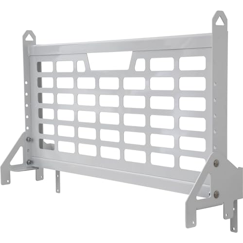 Image of Buyers Products 5405427 Kabgard Headache Rack W /Mounting Kit for Dual-Wheel Service Body Trucks, 54 Inch, White Gloss Finish, Service Body Headache Rack Kit