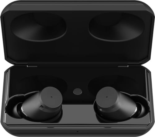 Doro - Doro HearingBuds - Easy earbuds for seniors - Enhanced sound for mild hearing loss - Hear clearer - Hearing profiles - Compatible with Android & iOS devices [UK & Irish version] - Black