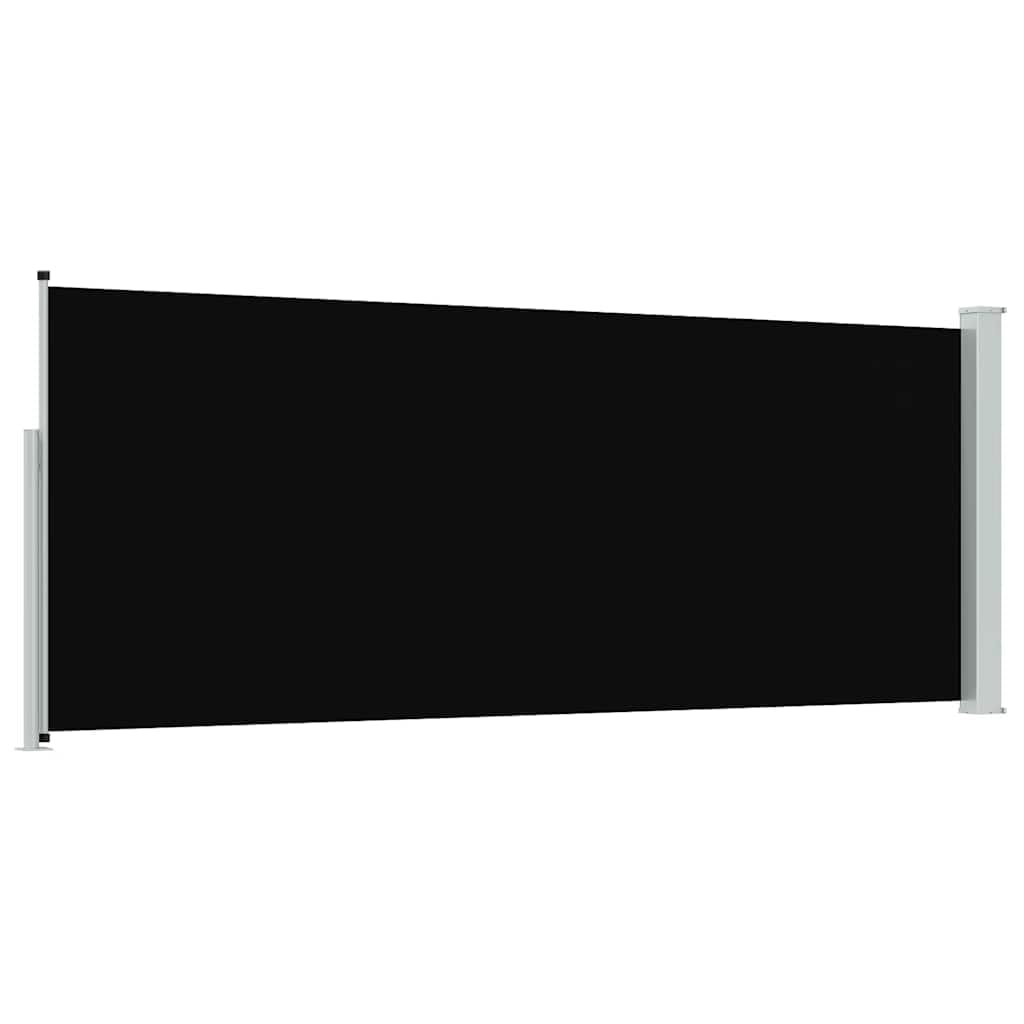 Toldo lateral extensible 117 x 314 cm negro