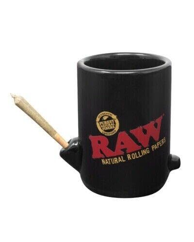 Smokers Store RAW Wake Up and Bake Up Cone Holding Mug - Genuine Raw Product