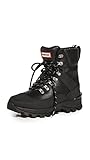 Hunters Boots Women's Commando Boots, Black, 6 Medium US