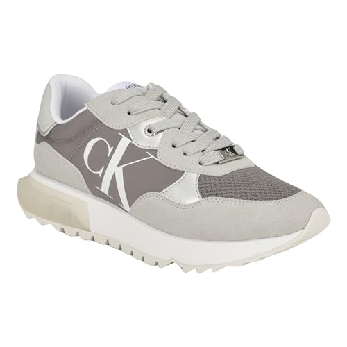 Calvin Klein レディース マガリースニーカー, グレー マルチ 058, 22.5 cm（Amazon）
