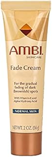 Ambi Skincare Fade Cream for Normal Skin, Dark Spot Remover for Face & Body, Treats Skin Blemishes & Discoloration, Improves Hyperpigmentation, Corrector, 2 Oz