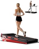 CURSOR Tapis Roulant con Inclinazione 15%, Tapis Roulant Salvaspazio Elettrico 1-10KM/H, Walking Pad con Motore Silenzioso da 2,5 HP e Tripla Ammortizzazione, Max. Carico Massimo 136KG