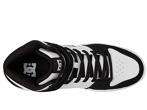 DC DC Men's Manteca 4 Hi-Top Skate Shoe,White/Black,11