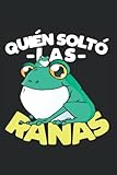  Sapo Anfibio Verde - Animal Pantano Rana Cuaderno De Notas: Formato A5 I 110 Páginas I Regalo Como Diario Planificador O Agenda