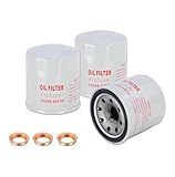 3 NEW Genuine OEM 15208-65F0E Engine Oil Filter and 3 Genuine Drain Plug Gasket for Nissan Infiniti
