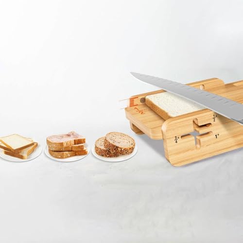 Guide de trancheuse à pain et planche à découper compacte réglable - 4