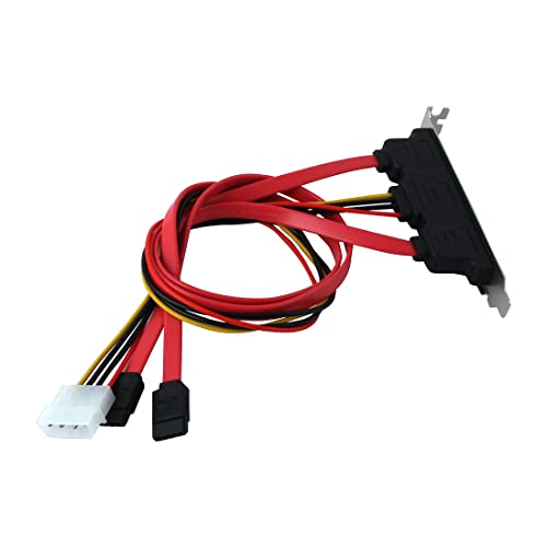 Cable eSATA 4 Pin Power Bracket a SATA 55 cm