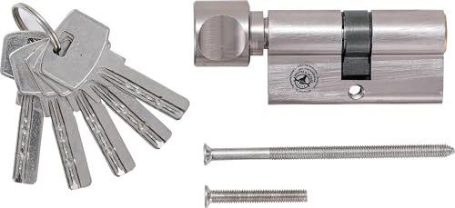 BGS Diy 85260 | Sicherheits-Türzylinder | mit Drehknauf | 60 mm