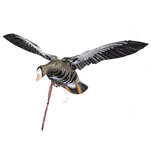 Higdon Outdoors Clone | Specklebelly Flapping Motion Decoy with Adjustable Wing Speed | Ultra Realistic Goose Decoy for Waterfowl Hunting | Includes Carry Bag, Stand, Power Cord & Remote