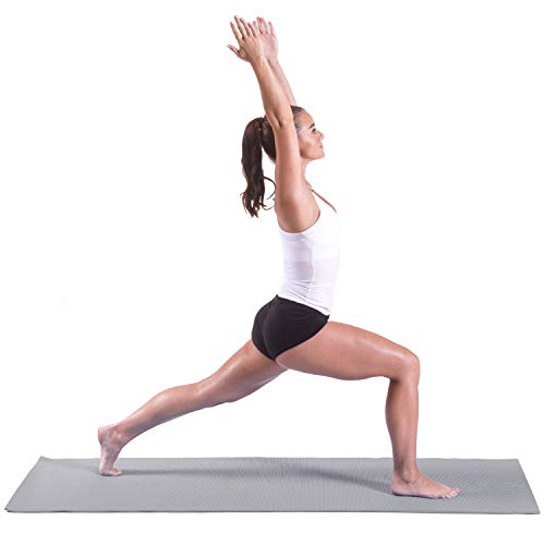 Prosourcefit Original Yoga Mat 1/4'' - Grey' (Ps-1902-Mat-Pvc-Grey) #TOP3