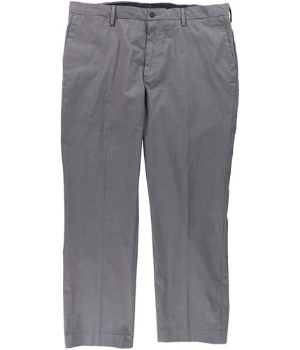 Ralph Lauren Mens Stretch Dress Pants Slacks, Grey, 30W x 30L