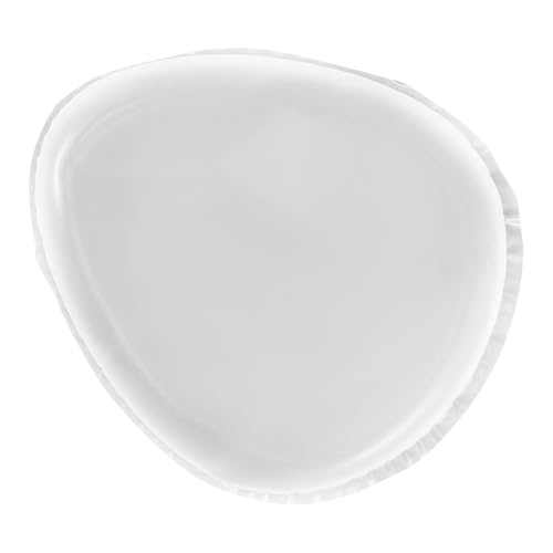 Homoyoyo Esponja Silicona Maquillaje Transparente Reutilizable Base Facial Gota para Base Corrector y Crema Suave Húmedo y Seco Práctica para Mujeres